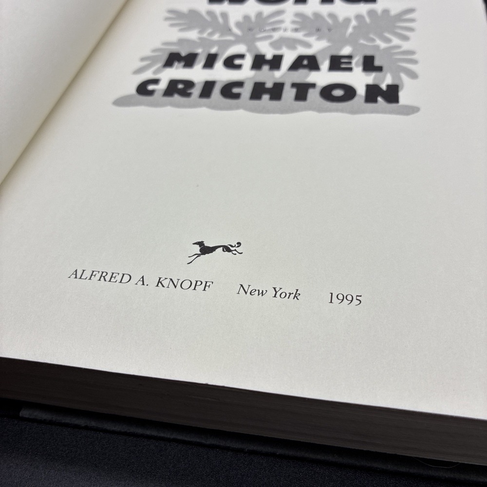 Michael Crichton The Lost World 1995 HC/DJ 1st First Trade Edition Jurassic Park - Picture 11 of 16